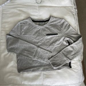 Athleta Crop Top Long Sleeve